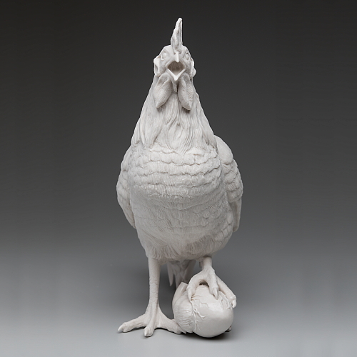 "cockerel" front view