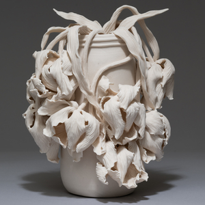 "untitled: tulip jar"